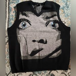 Brand new Casey Becker sweater vest. Unisex. Dumbgood. L. Never worn out.